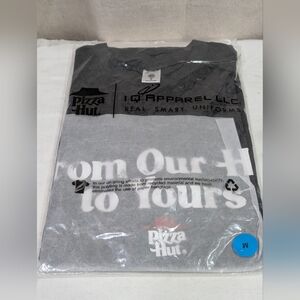 New Pizza Hut T-Shirt Employee Uniform Gray From Our Hut To Yours Mens Size M